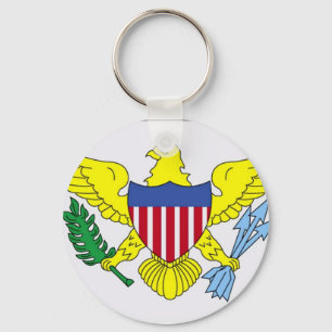 Flag of Virgin Islands Key Ring