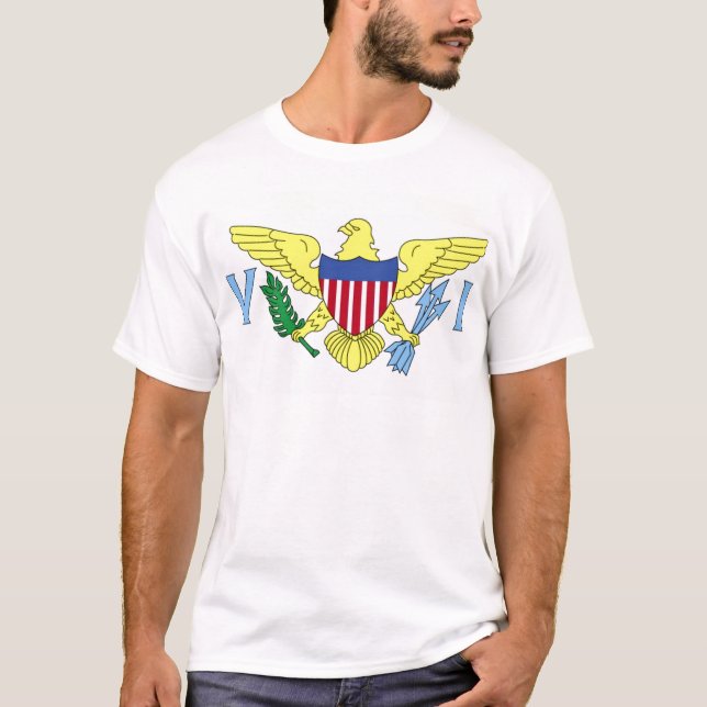 Flag of Virgin Islands Men's Shirt (Front)