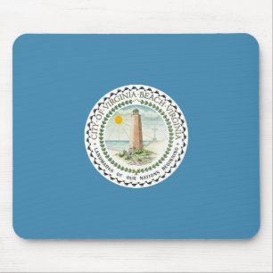 Flag of Virginia Beach (Virginia, USA) Mouse Pad