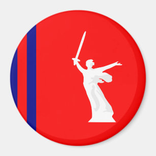 Flag of Volgograd oblast Magnet