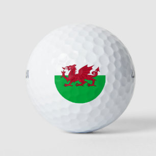 Flag of Wales (Cymru) Golf Balls