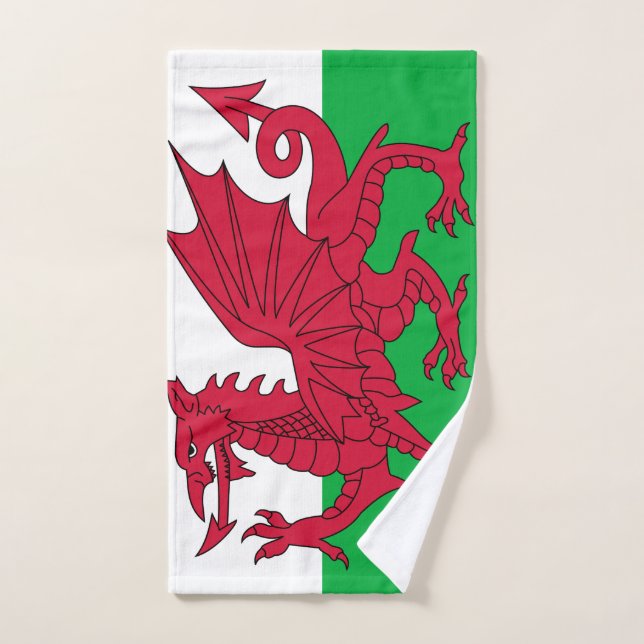 Flag of Wales Hand Towel (Hand Towel)
