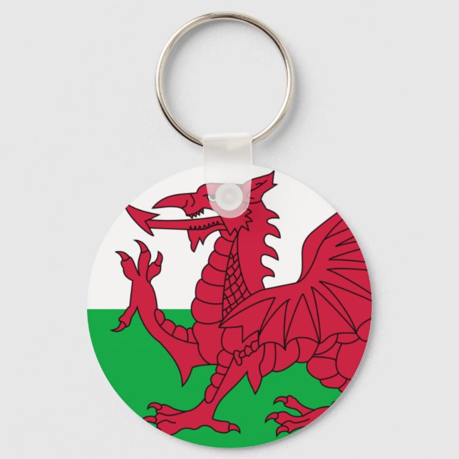Flag of Wales Keychain (Front)