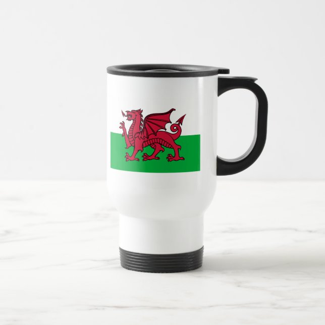 Flag of Wales Travel Mug (Right)