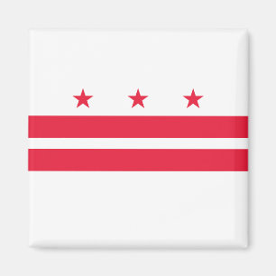 Flag of Washington D.C. (District of Columbia) Magnet