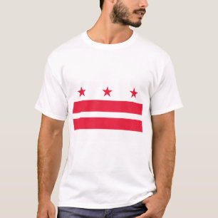 Flag of Washington D.C. (District of Columbia) T-Shirt