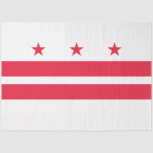 Flag of Washington D.C. (District of Columbia) Tis Tissue Paper
