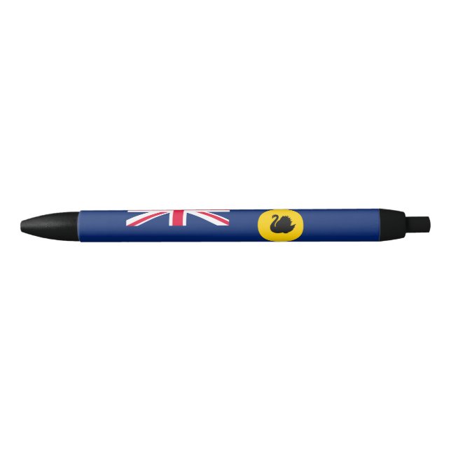 Flag of Western Australia State Black Ink Pen (Front)