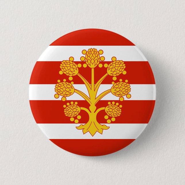 Flag of Westmorland Pinback Button (Front)