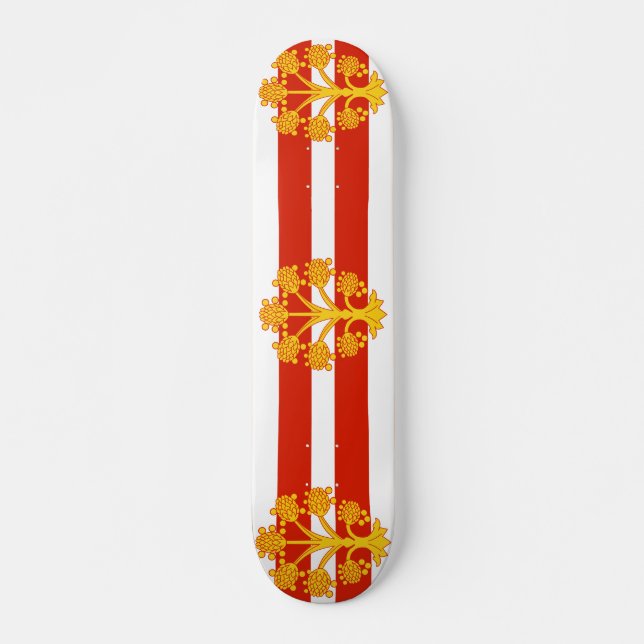 Flag of Westmorland Skateboard (Front)