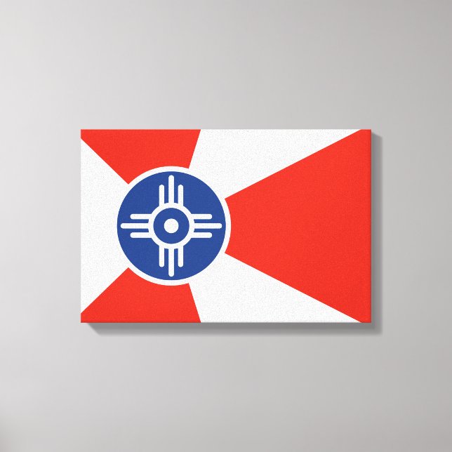 Flag of Wichita (Kansas, USA) Canvas Print (Front)