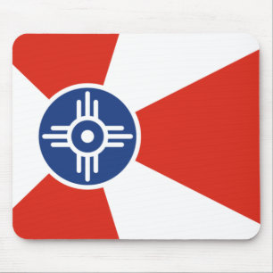 Flag of Wichita (Kansas, USA) Mouse Pad