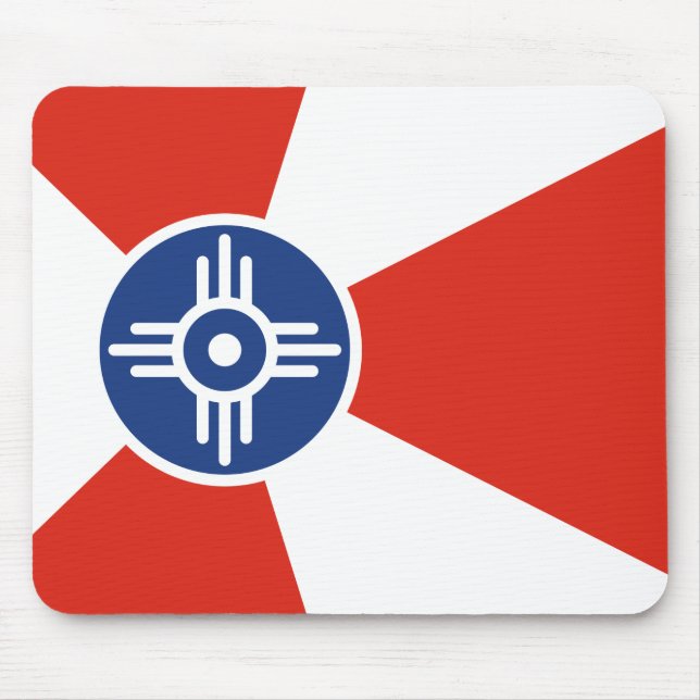 Flag of Wichita (Kansas, USA) Mouse Pad (Front)