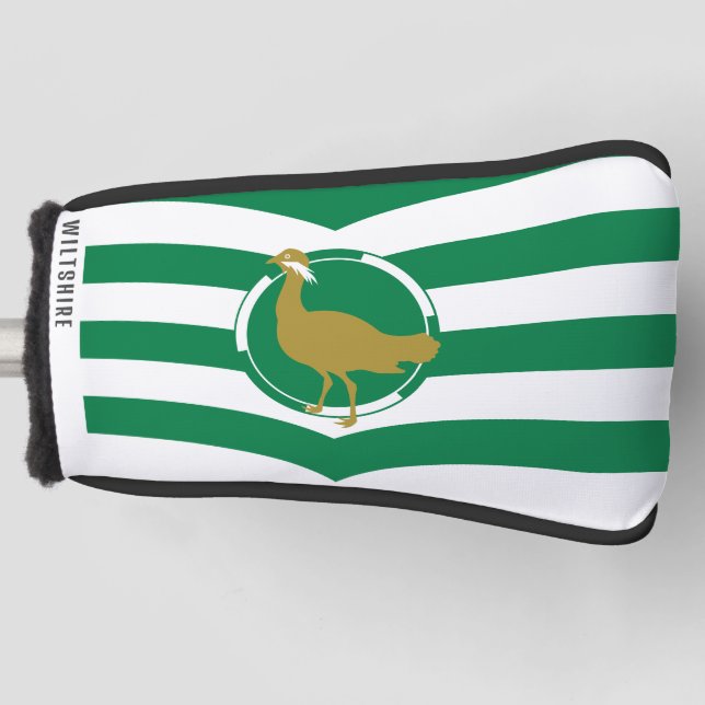 Flag of Wiltshire - ENGLAND Golf Head Cover (Front)