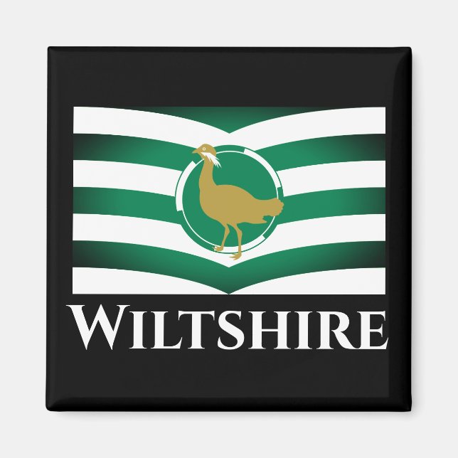 Flag of Wiltshire - ENGLAND Magnet (Front)