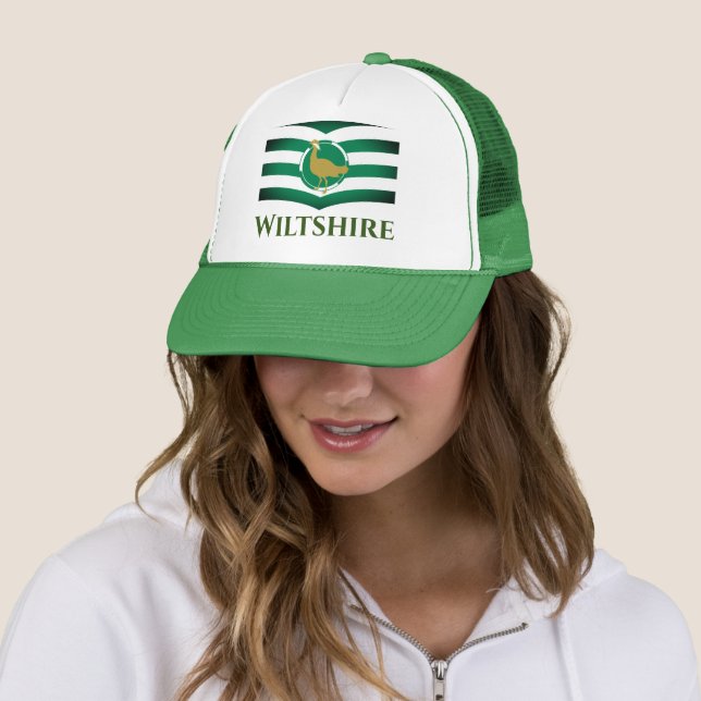 Flag of Wiltshire - ENGLAND Trucker Hat (In Situ)