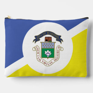 Flag of Winnipeg, Manitoba  Accessory Pouch