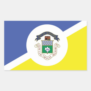 Flag of Winnipeg, Manitoba Rectangular Sticker