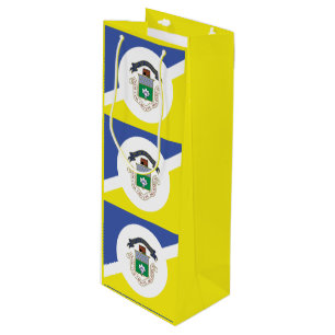 Flag of Winnipeg, Manitoba Wine Gift Bag