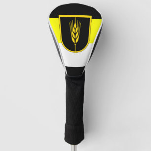 Flag of Wolgadeutsche (black/yellow/white version) Golf Head Cover