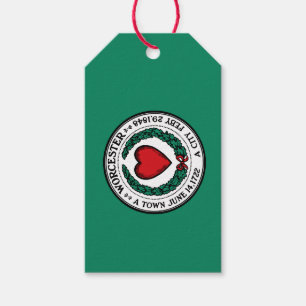 Flag of Worcester, Massachusetts Gift Tags