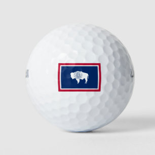 Flag of Wyoming Golf Balls