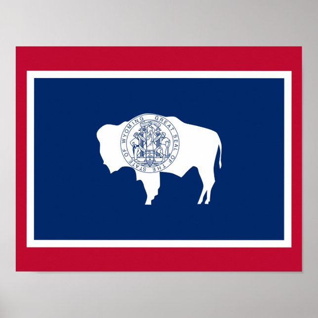 Flag of Wyoming Poster (Front)