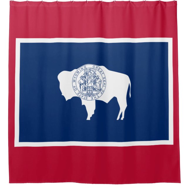 Flag of Wyoming Shower Curtain (Front)