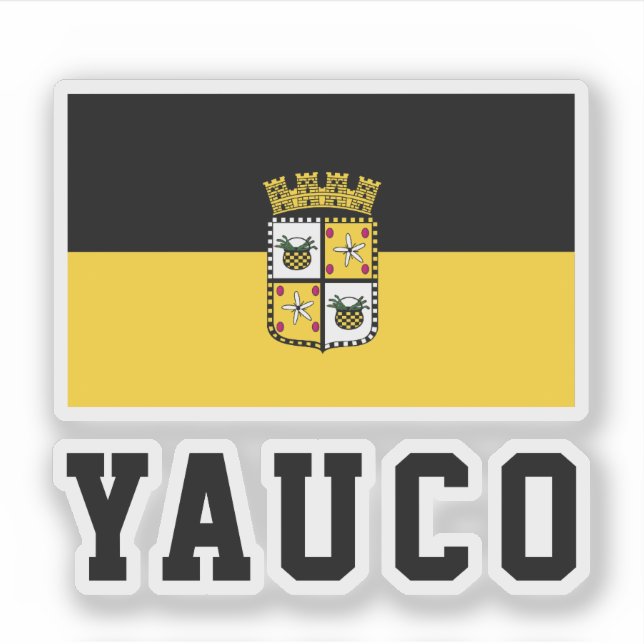 Flag of Yauco, Puerto Rico (Front)