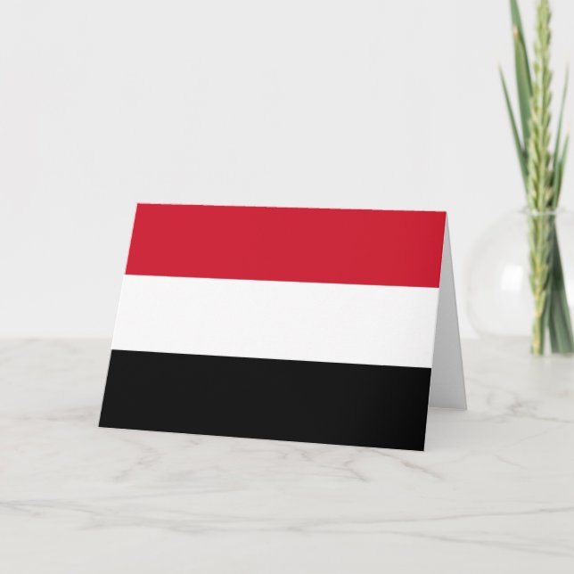 Flag of Yemen Card (Front)