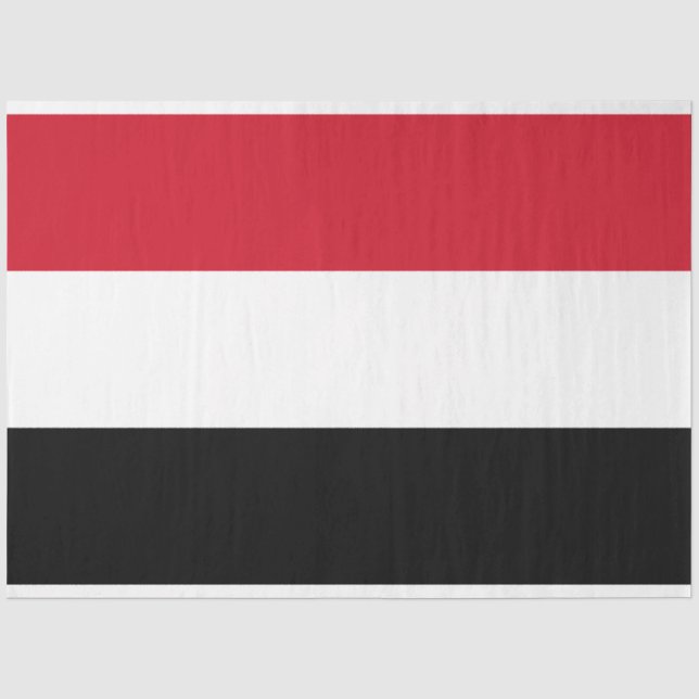Flag of Yemen Tissue Paper (Front)