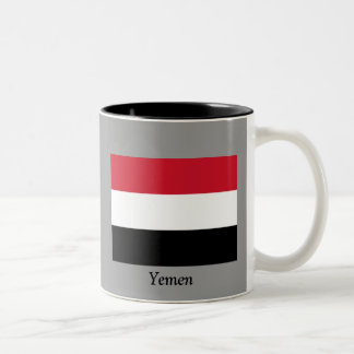 Flag of Yemen Two-Tone Coffee Mug