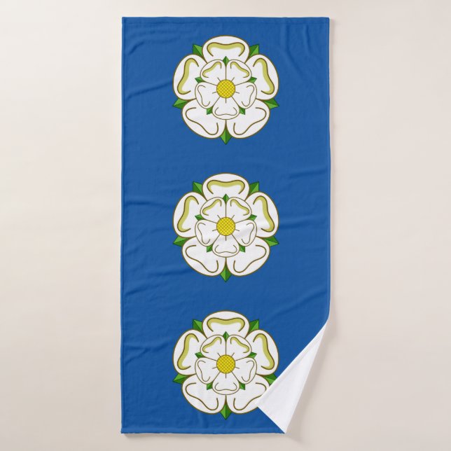 Flag of Yorkshire Bath Towel (Bath Towel)