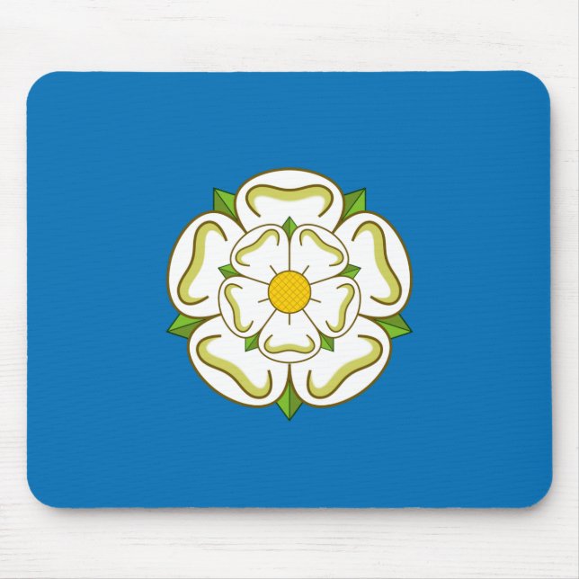 Flag of Yorkshire (English County) Mouse Pad (Front)