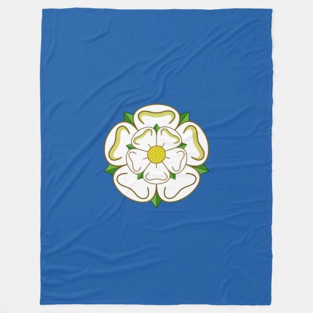 Flag of Yorkshire Fleece Blanket (Front)