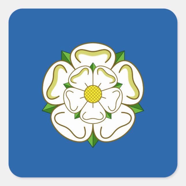 Flag of Yorkshire Square Sticker (Front)