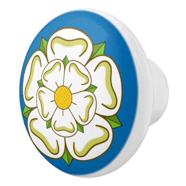 Flag of Yorkshire (UK) Ceramic Knob (Right)