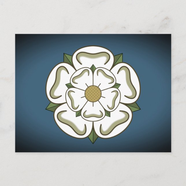 Flag of Yorkshire (UK) Postcard (Front)