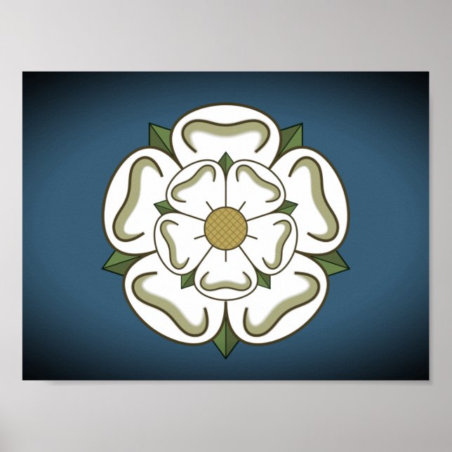 Flag of Yorkshire (UK) Poster (Front)