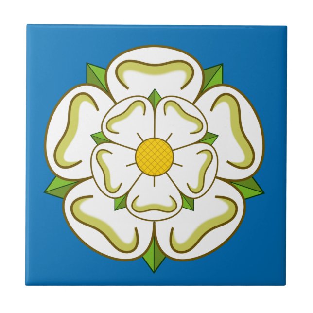 Flag of Yorkshire (UK) Tile (Front)