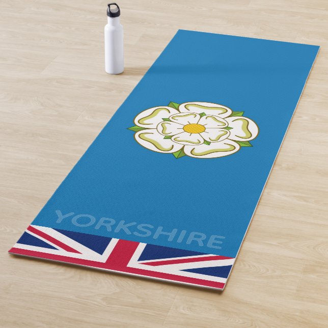 Flag of Yorkshire (UK) Yoga Mat (In Situ)