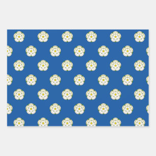 Flag of Yorkshire Wrapping Paper Sheet