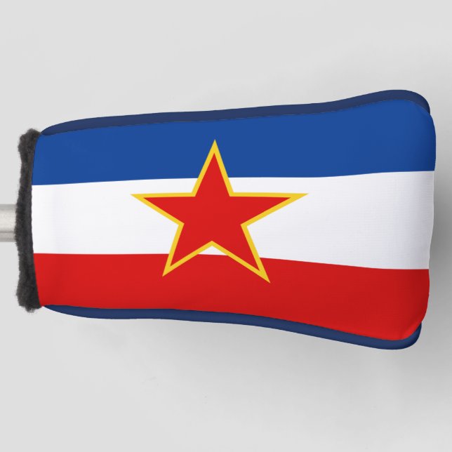 Flag of Yugoslavia Golf Head Cover (Front)