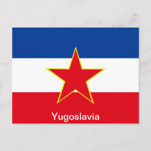 Flag of Yugoslavia Postcard