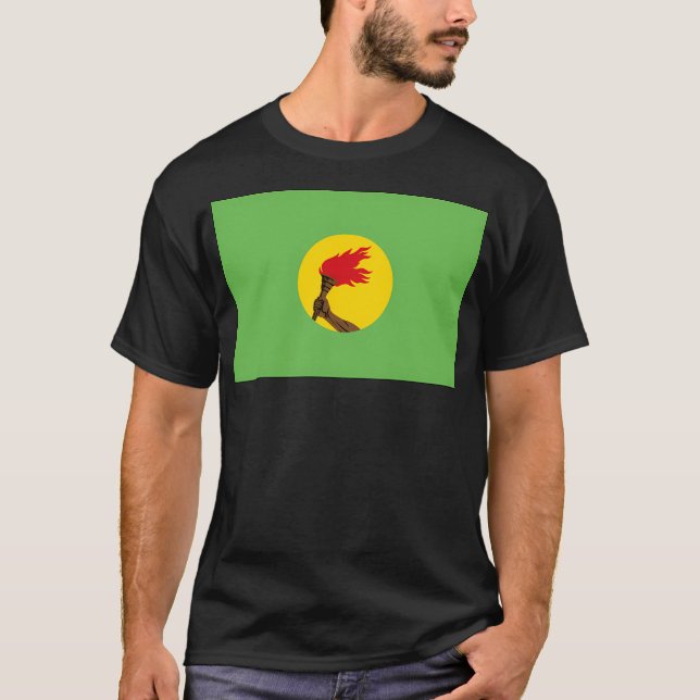Flag Of Zaire (1971 - 1997) T-Shirt (Front)