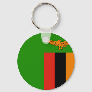 Flag of Zambia Key Ring