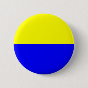 Flag of Zandvoort 6 Cm Round Badge
