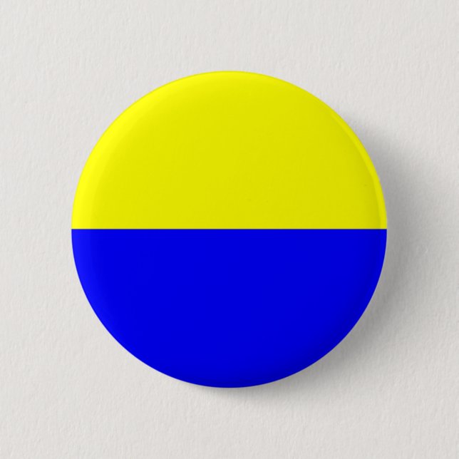 Flag of Zandvoort 6 Cm Round Badge (Front)