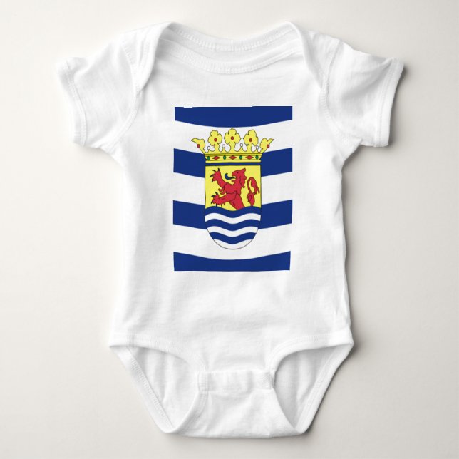 Flag of Zeeland Baby Bodysuit (Front)