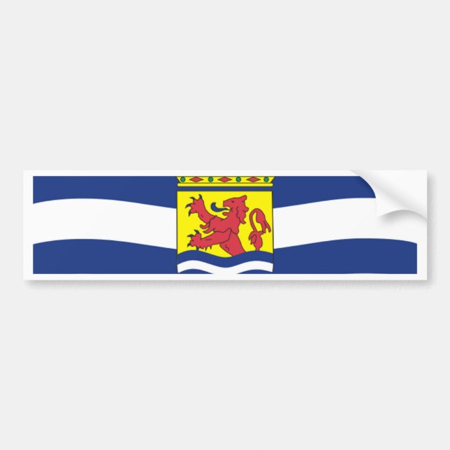 Flag of Zeeland Bumper Sticker (Front)